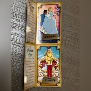 Disney Once Upon a Time Cinderella and Prince Charming Pin Set - 2014  - LE500